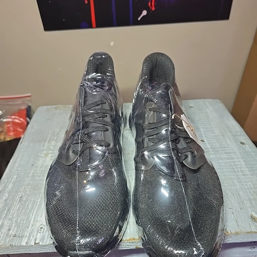 Adidas Black Athletic Sneakers - Picture 2 of 4